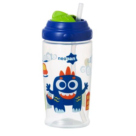 Imagem de Copo Neopan com Canudo Retrátil 24+ Meses Azul 360ml