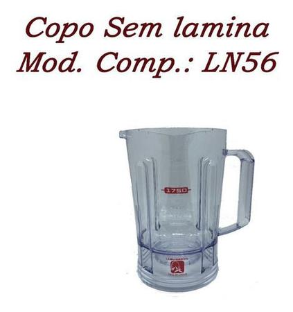 Imagem de Copo Sem Faca Liquidificador Arno Power Max 1400 Ln56 3,1l