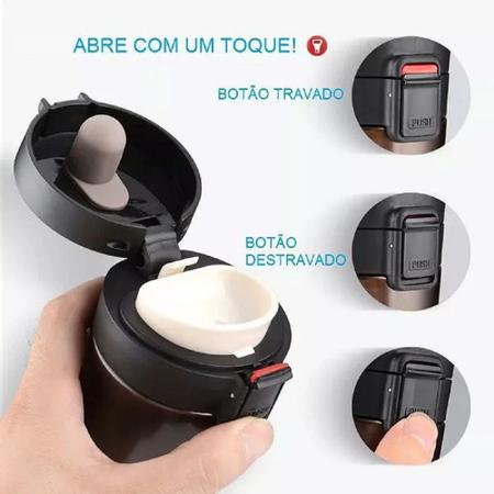 Imagem de Copo Térmico Aço Inox Vácuo 350ml Caneca Café