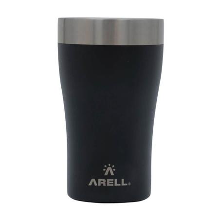 Imagem de Copo Térmico Arell Tulip 500ml com Fundo Antirruido e Escudo de Cobre - Preto