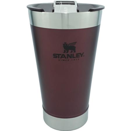 Copo Stanley Termico Bordo com Tampa 473ml + Abridor de Garrafas Cal. .50