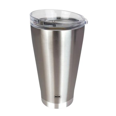 Imagem de Copo termico c/ tampa 700ml inox mor