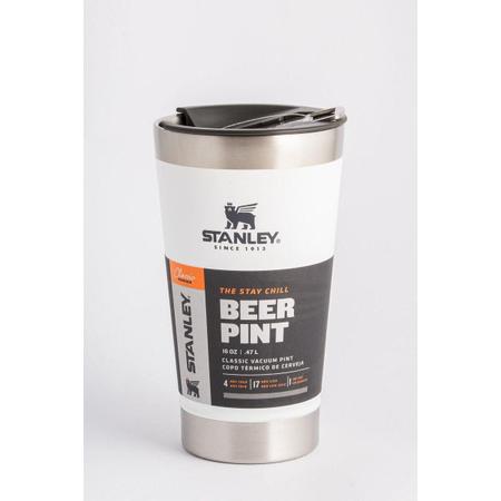 Copo térmico cerveja com tampa stanley branco 473ml - Copo de Cerveja -  Magazine Luiza