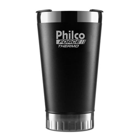 Imagem de Copo Térmico com Tampa 475ml Philco PTH01P Inox -