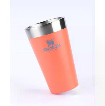 Stanley Copo Termico 473ml Beer Thermal Cup Tumbler with Lid Stainless  Steel Thermos Travel Mug Cup Cold Beer Tumber with Rope