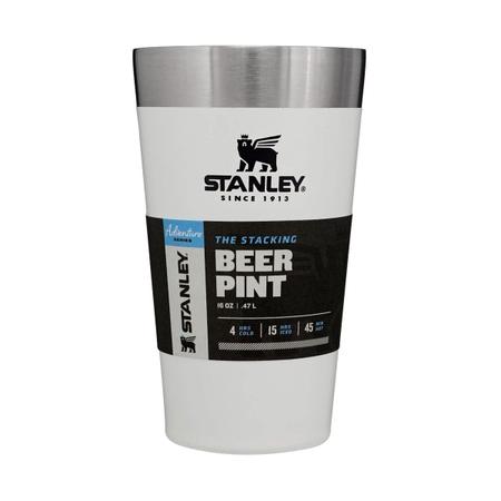 Copo térmico cerveja com tampa stanley branco 473ml - Copo de Cerveja -  Magazine Luiza