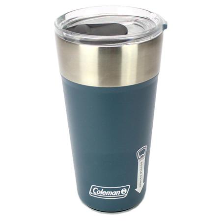 Imagem de Copo Térmico de Cerveja 591ml em Aço Inox com Tampa Azul Coleman