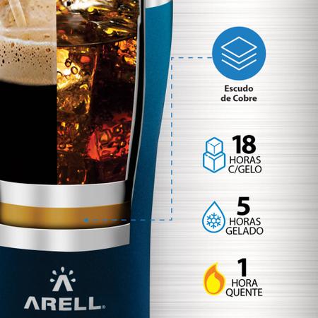 Imagem de Copo Térmico de Cerveja Arell 500 ml