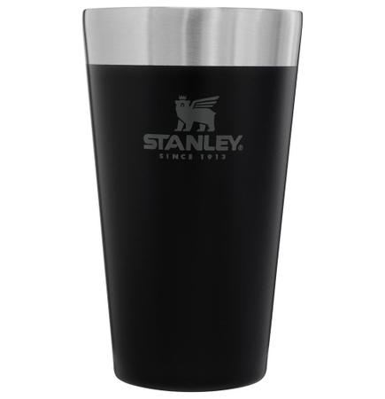 Copo Térmico Stanley p/ Cerveja Preto com tampa (473ml) 1 Unid.