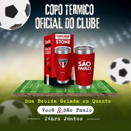 Imagem de Copo Termico do São Paulo Para Cerveja Oficial Clube Stone - Brasfoot