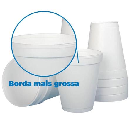 Imagem de Copo Térmico Isopor Ultra Bebidas Quentes Café Chocolate Vinho Chá  Fes Junina 180ml Com 25 Unidades