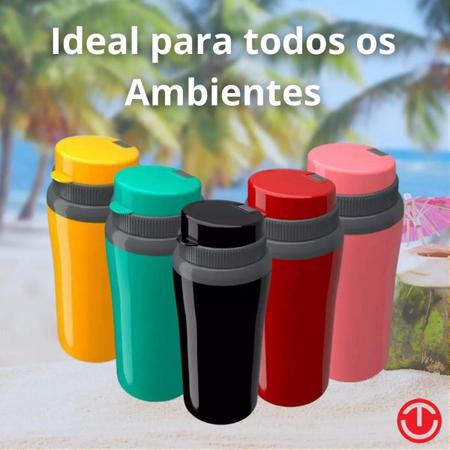 Imagem de Copo Térmico Miami de 650ml com Parede Dupla Unitermi - Verde