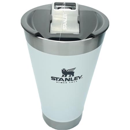 Copo Térmico Cerveja Inox Stanley com Tampa Branco 473ml