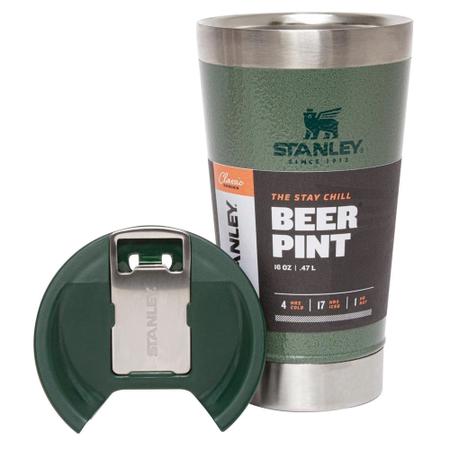 Copo Térmico de Cerveja Stanley 473 ml com Tampa Hammertone Green 08000  Verde