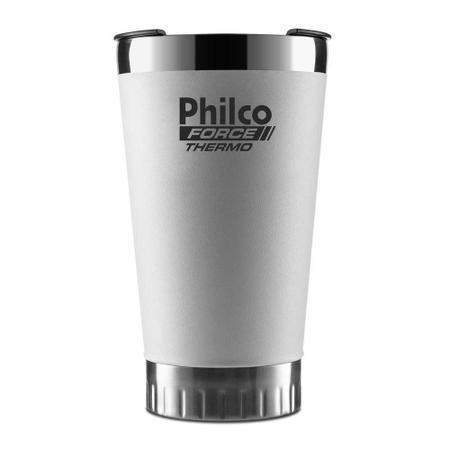 Imagem de Copo Térmico Philco PTH01P/PTH01B 475ml Quente ou Frio Inox