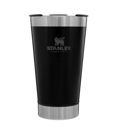 Copo Stanley Preto Original Com Tampa Térmico Cerveja 473ml  PersonalizadoBRASASHOP