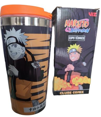 Copo Com Tampa do Naruto Clássico Time 7 - 200ml - Zonacriativa