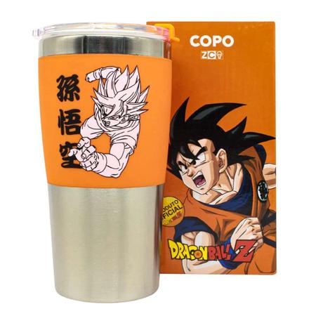 Copo Viagem Dragon Ball Z Goku Fist Desenho Mangá - Zona Criativa