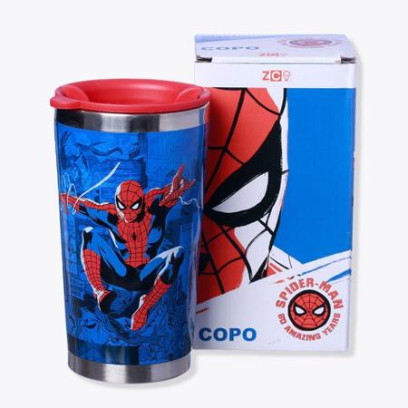 Imagem de Copo Viagem Tony Homen - Aranha 400 ml - Marvel - Zona Criativa