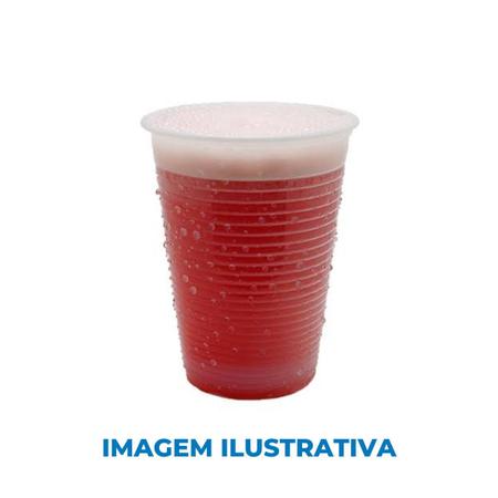 Imagem de Copos Descartáveis Ultra Transparentes PP 200ml Com 500 unidades Tira de Plástico Água Refrigerante Bebida Comemoração Festa