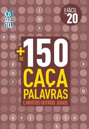 Passatempos Coquetel Caça Palavras Nível Fácil Kit 20 Vols - Livros de  Entretenimento - Magazine Luiza