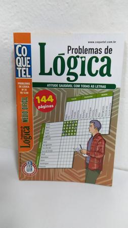 Lógica Coquetel 144 Páginas Médio - Difícil