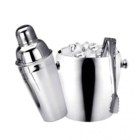 Imagem de Coqueteleira Inox Coador Dosador Drinks 720 Ml