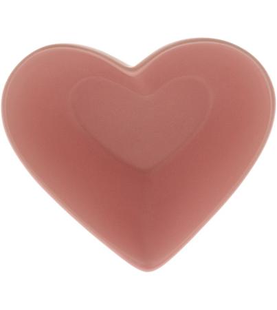 Imagem de Coração 18cm Por 16,5cm Por 6,5cm Decorativo De Cerâmica Heart Rosa