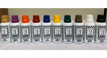 Corante Xadrez Bisnaga Pigmento Líquido 50ml Preto 3u