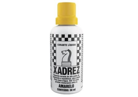 CORANTE AMARELO 50 ML XADREZ