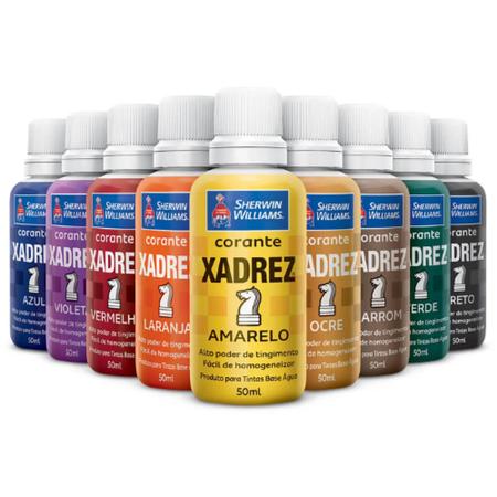 Corante Xadrez Base de Agua 50ml - Shopping Construir