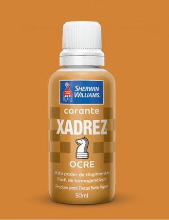 Corante Pigmento Liquido Xadrez 50ml Cx 6 Unidades Multcores