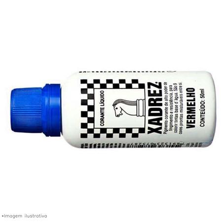 Corante Xadrez Violeta 50ml Para Tinta 31109978./ Kit Com 12