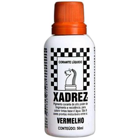 Corante Xadrez Laranja 50ml Para Tinta 31106178./ Kit Com 12