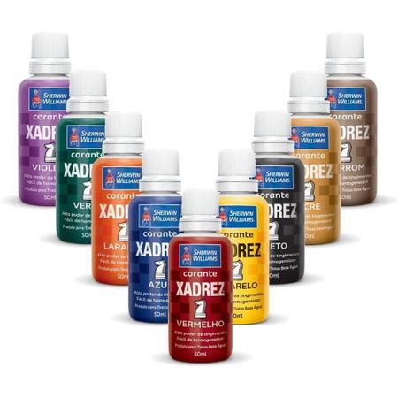 Chatuba  Corante Liquído Preto Xadrez 50ml Sherwin Williams