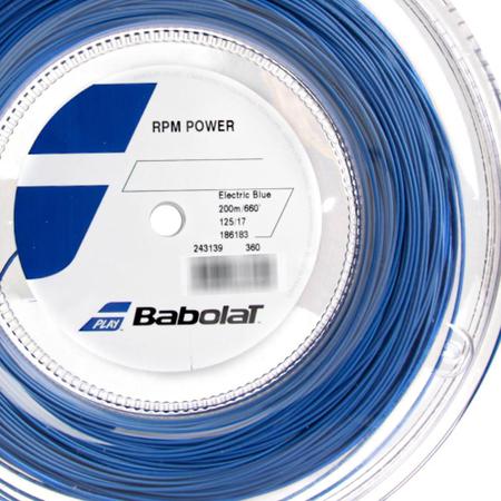 Imagem de Corda Babolat RPM Power 17L 1.25mm Azul - Rolo com 200 Metros