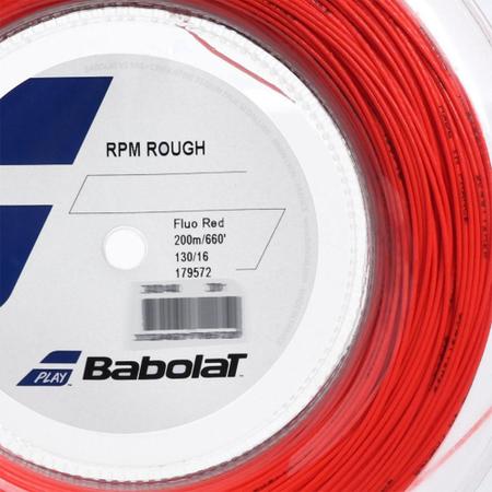 Imagem de Corda Babolat RPM Rough 16L 1.30mm Vermelha - Rolo com 200 Metros