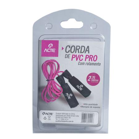 Imagem de Corda De Pular Pro Em Pvc, 2,75 Mts, T3-R, Acte Sports