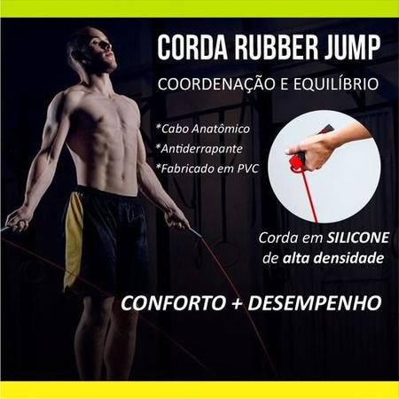 Imagem de Corda De Pular Profissional Jump Rope Com Rolamento Para Saltar Vermelha