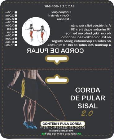 Corda Para Pular de Sisal 10 Metros Cabo em Madeira AX ESPORTES - Mercadão  Dos Esportes, loja de materiais esportivos