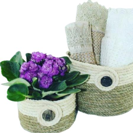 Imagem de Corda De Sisal Roxo 6,5mm 50 Metros Artesanatos