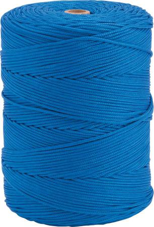 Imagem de Corda multifilamento trançada 2,0mm 1,0kg 408 metros azul polipropileno - Vonder