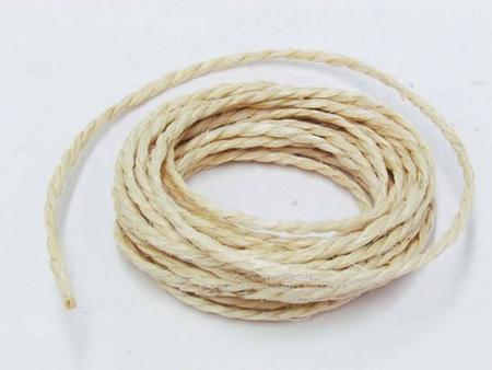 Corde Sisal 4 Cabos 6 Mm 100 Mts Naturel