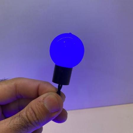 Imagem de Cordão de Lâmpadas de LED em Formato de Bolinha Opaca