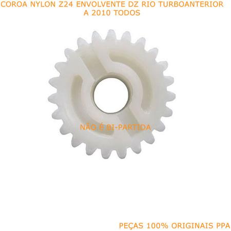 Imagem de Coroa Nylon Modelo Antigo Deslizante Rio Turbo Todos Z24 Envolvente  PPA