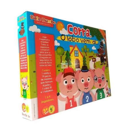 Jogo Os 3 Porquinhos - Goula - Primeiros Jogos - Compra na