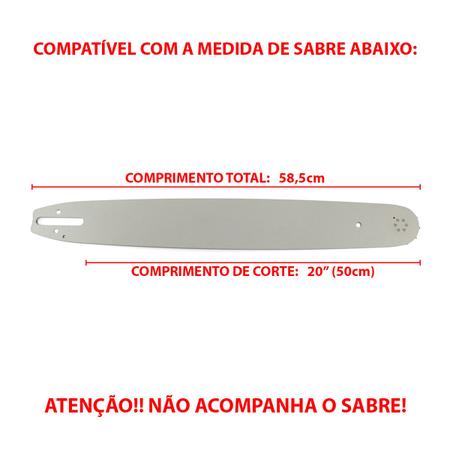 Corrente 36 Dentes 1,6mm Para Motosserra Stihl 381 - Archer - Corrente para  Motosserra - Magazine Luiza