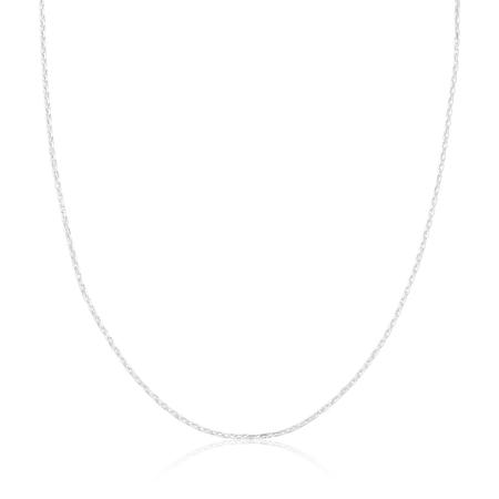 Corrente Cadeado 50cm Prata 925 - Ravenalla Imagem de Corrente Cadeado 50cm Prata 925