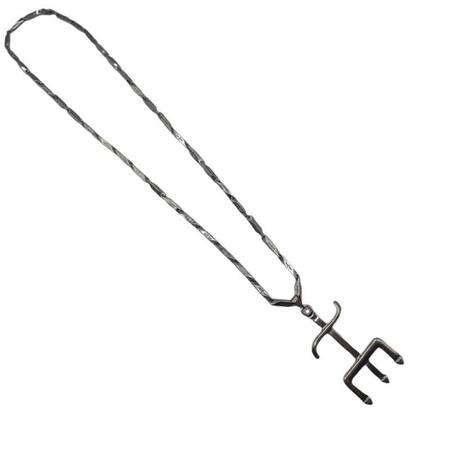 Corrente Com Pingente Exu Tridente 5,5 Cm Prateado - Lua Mística - 100% Original - Loja Oficial Imagem de Corrente Com Pingente Exu Tridente 5,5 Cm Prateado