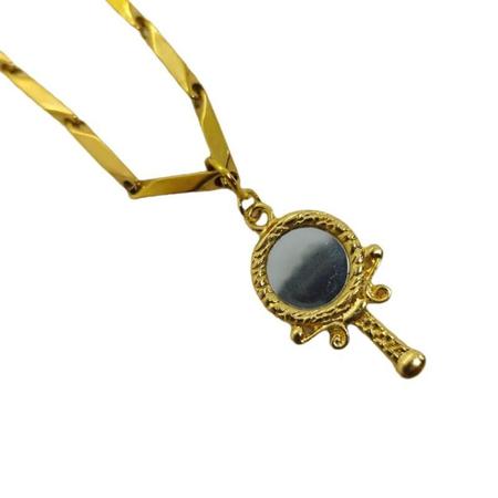 Corrente Com Pingente Oxum 3,4 Cm Dourado - Lua Mística - 100% Original - Loja Oficial Imagem de Corrente Com Pingente Oxum 3,4 Cm Dourado